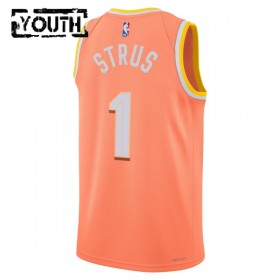Camiseta Niños Cleveland Cavaliers Max Strus 2025-26 Nike City Edition Naranja Swingman